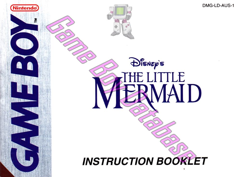 Little Mermaid (Disney’s the) AUS-1 Front of the booklet