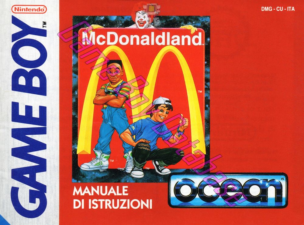 Mc Donaldland ITA Front of the booklet