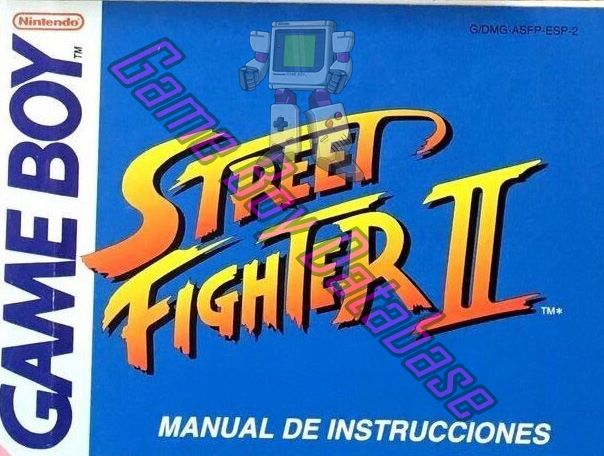 Street Fighter II ESP-2 Front of the booklet