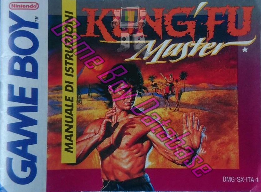 Kung-Fu Master ITA-1 Front of the booklet