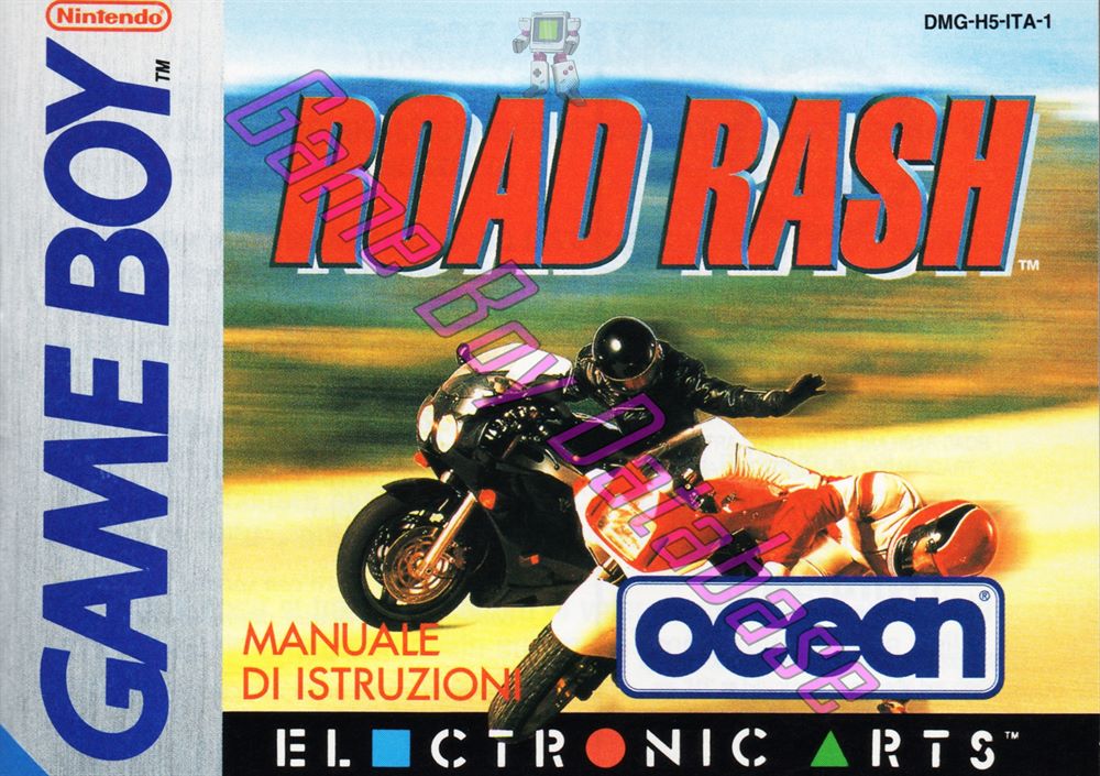 Road Rash ITA-1 Front of the booklet