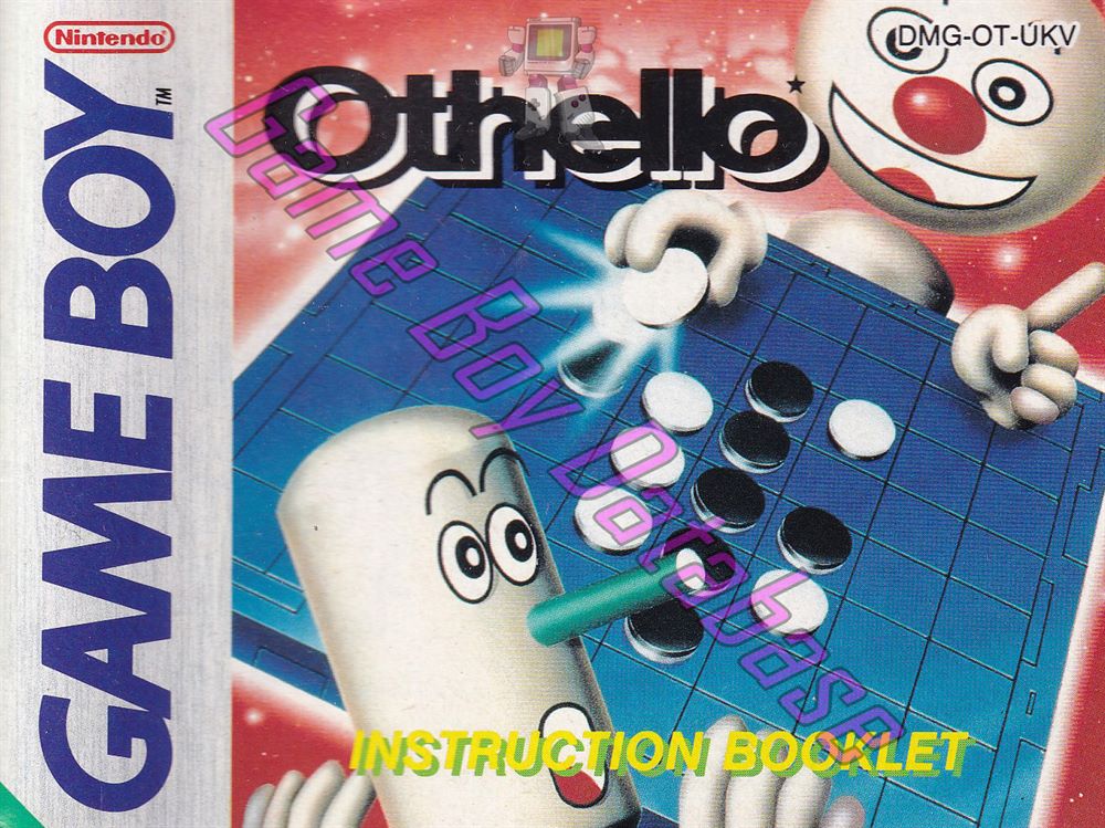 Othello UKV Front of the booklet