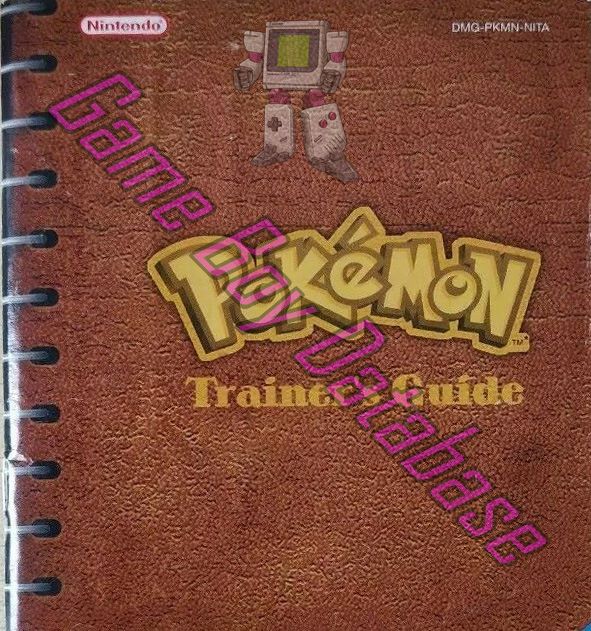 Pokemon Versione Rossa NITA-1 Front of the booklet