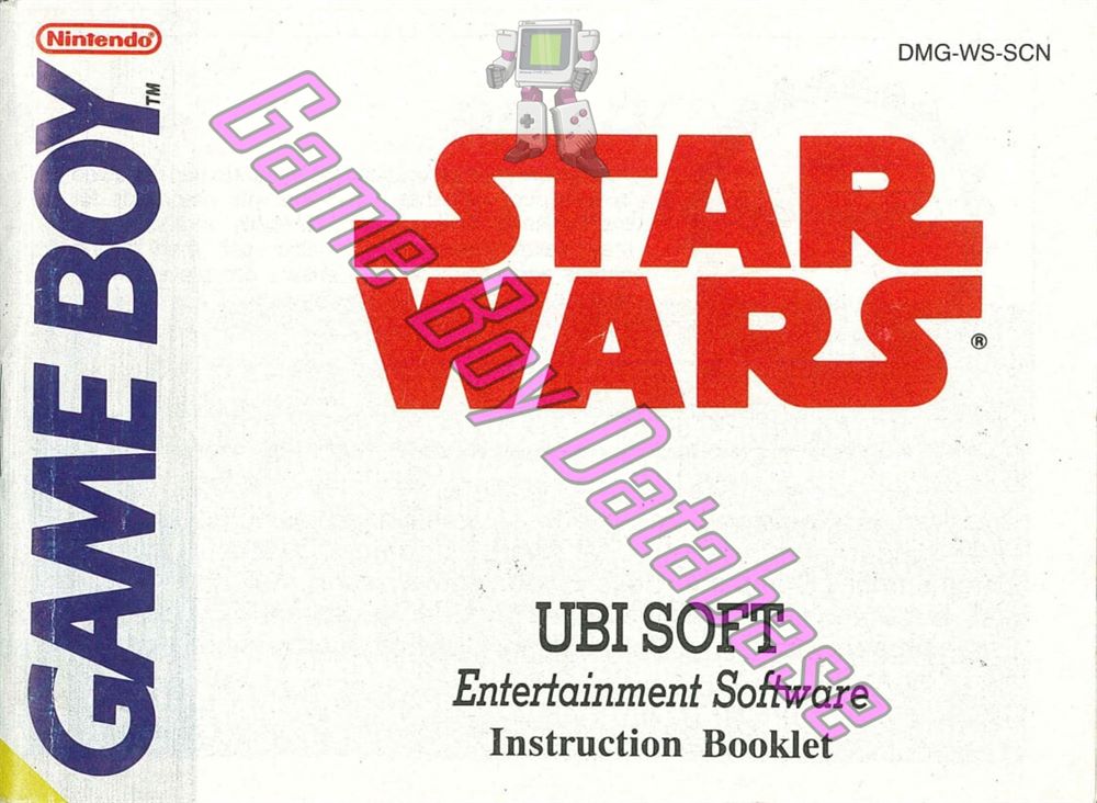 Star Wars SCN Front of the booklet