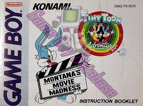 Tiny Toon Adventures 2 Montana's Movie Madness SCN Front of the booklet