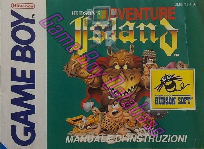 Adventure Island ITA-1 Front of the booklet