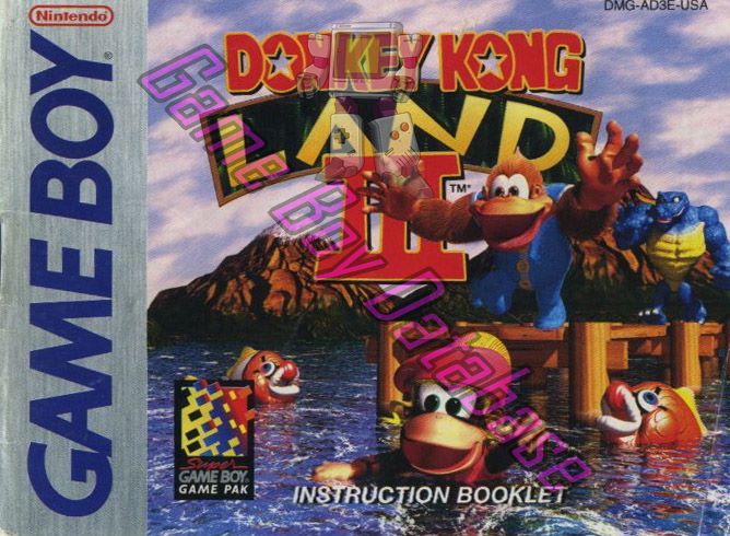 Donkey Kong Land III USA Front of the booklet