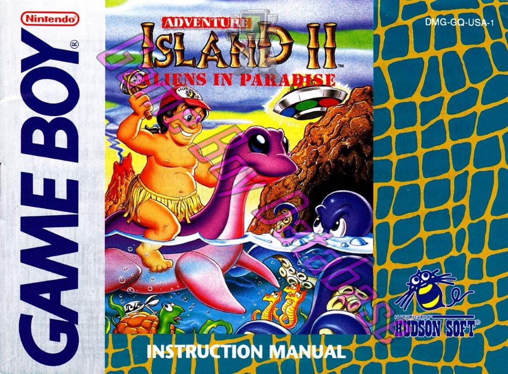 Adventure Island II USA-1 Front of the booklet