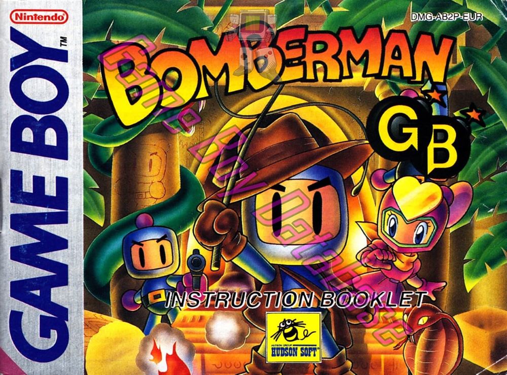 Bomber Man GB EUR Front of the booklet