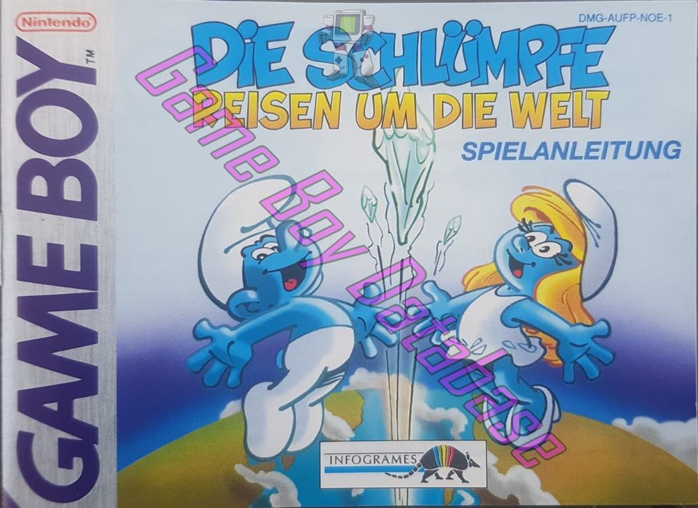 Schlümpfe Reisen um die Welt (die) NOE-1 Front of the booklet