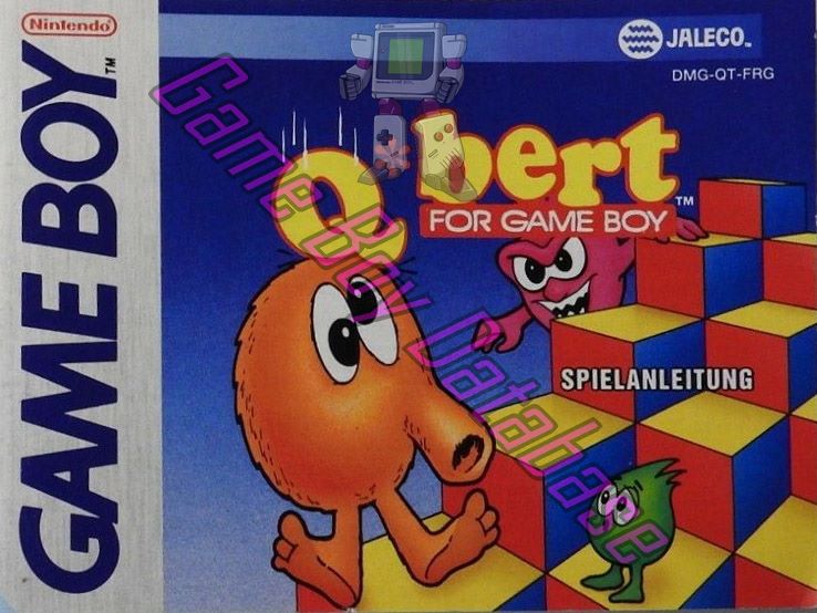 Q*Bert FRG Front of the booklet