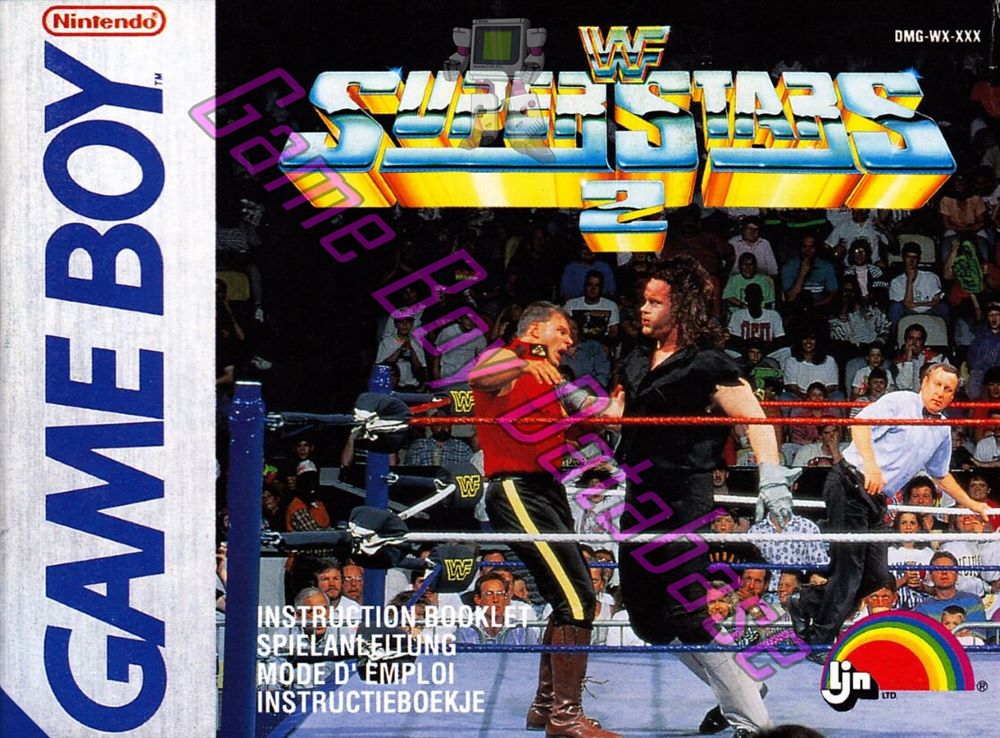 WWF Superstars 2 FAH Front of the booklet