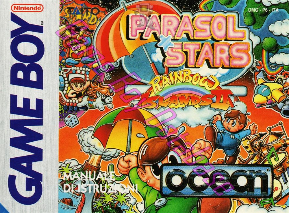 Parasol stars ITA Front of the booklet