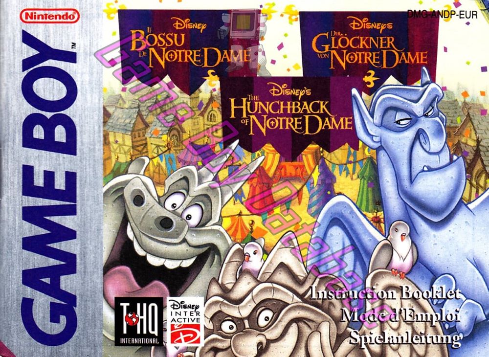 Bossu de Notre Dame (Disney le) FRA Front of the booklet