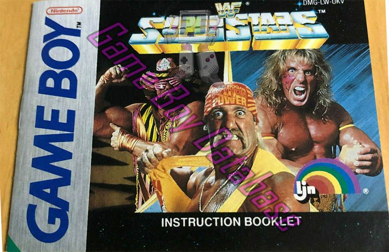 WWF Superstars UKV Front of the booklet