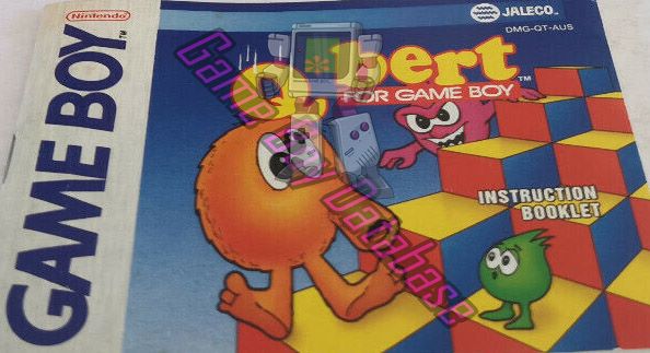 Q*Bert AUS Front of the booklet