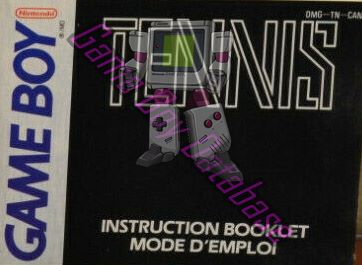 Tennis CAN Front of the booklet