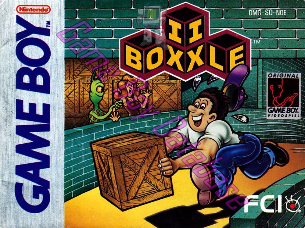 Boxxle II NOE Front of the booklet