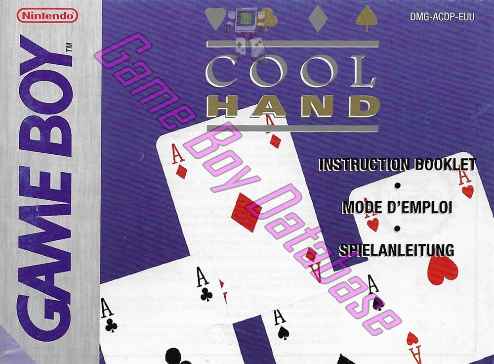 Cool Hand EUU Front of the booklet