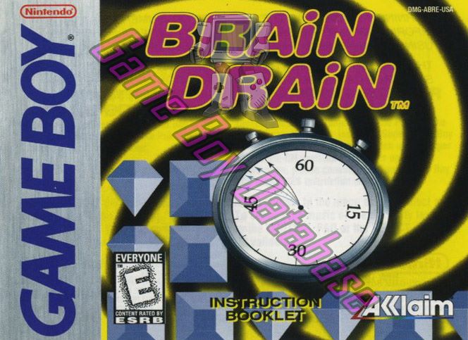 Brain Drain USA Front of the booklet