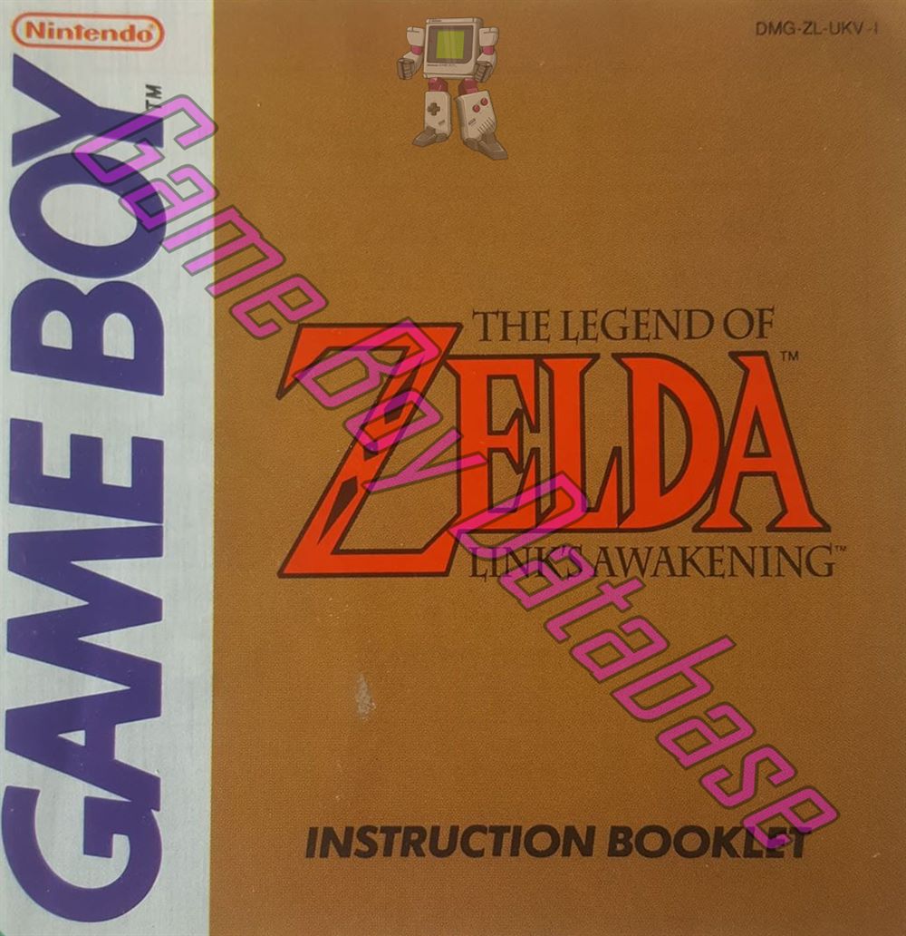 Legend of Zelda Link's Awakening (the) NUKV Front of the booklet