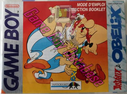 Astérix & Obélix FAH-1 Front of the booklet