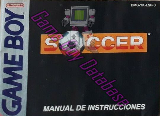 Soccer (-1-) ESP-3 Front of the booklet