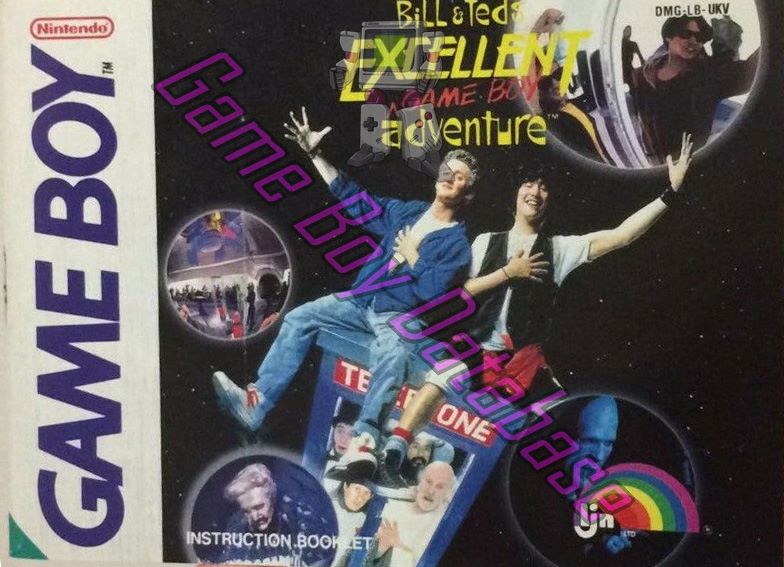 Bill & Ted's Excellent Game Boy Adventure UKV Front of the booklet