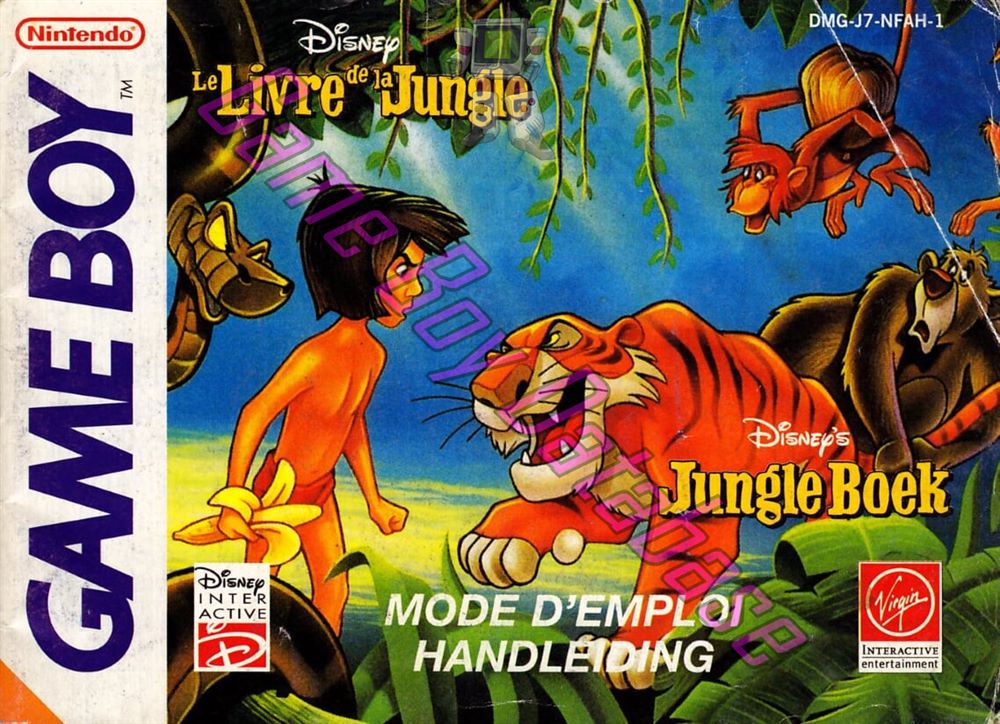 Livre de la Jungle (Disney le) NFRA Front of the booklet