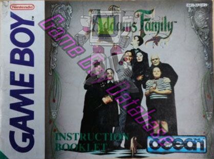 Addams Family (the) UKV Front of the booklet