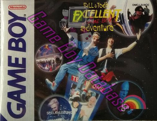 Bill & Ted's Excellent Game Boy Adventure NOE Front of the booklet