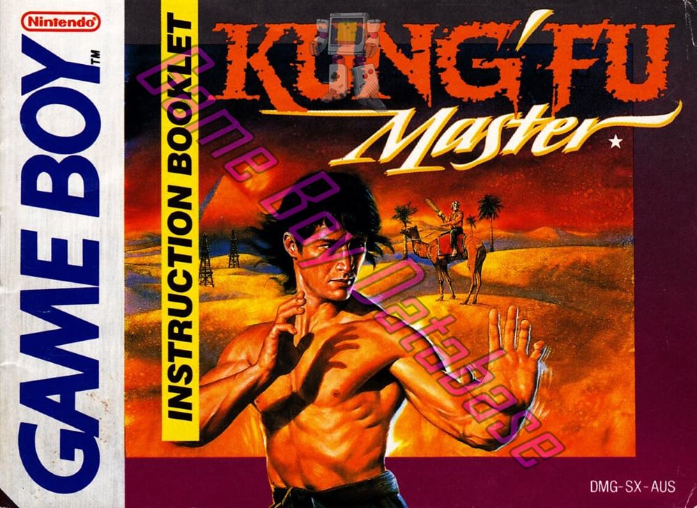 Kung-Fu Master AUS Front of the booklet