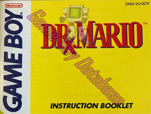 Dr. Mario SCN Front of the booklet