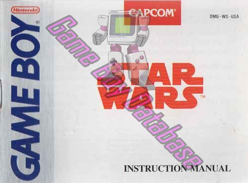 Star Wars USA Front of the booklet