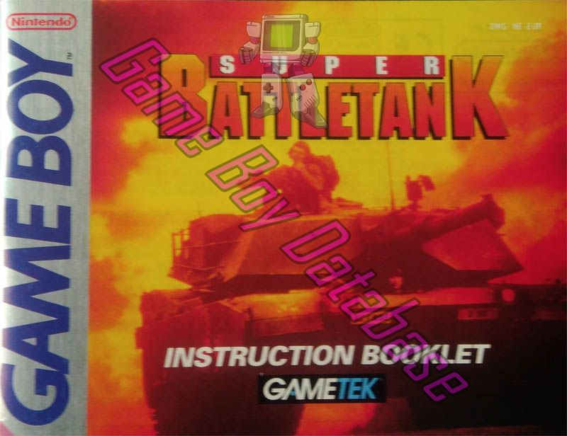 Super Battletank EUR-1 Front of the booklet