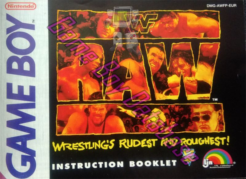 WWF Raw EUR-1 Front of the booklet