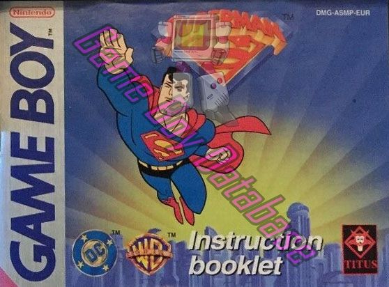 Superman EUR Front of the booklet