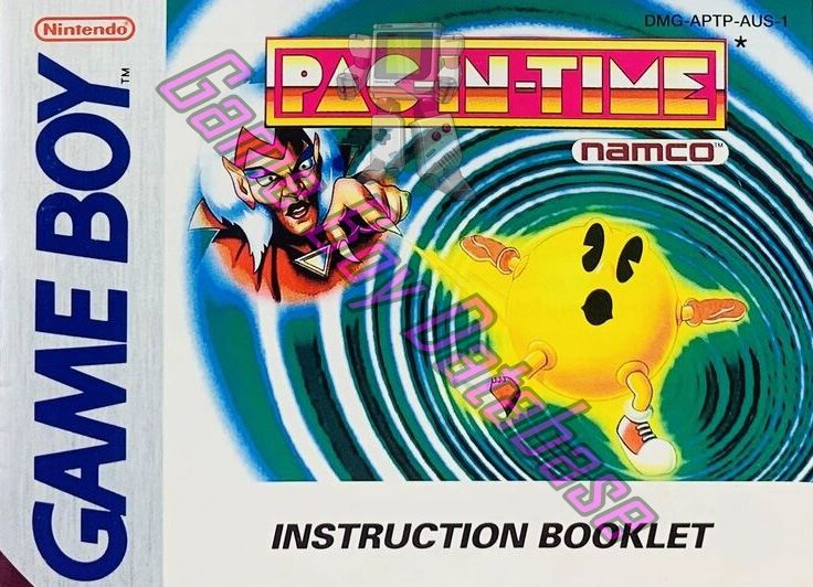 Pac-In-Time AUS Front of the booklet