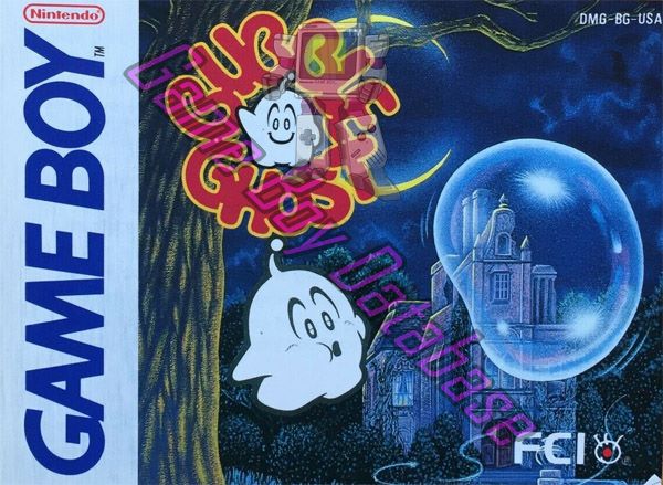 Bubble Ghost USA Front of the booklet