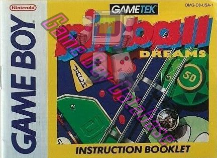 Pinball Dreams USA-1 Front of the booklet