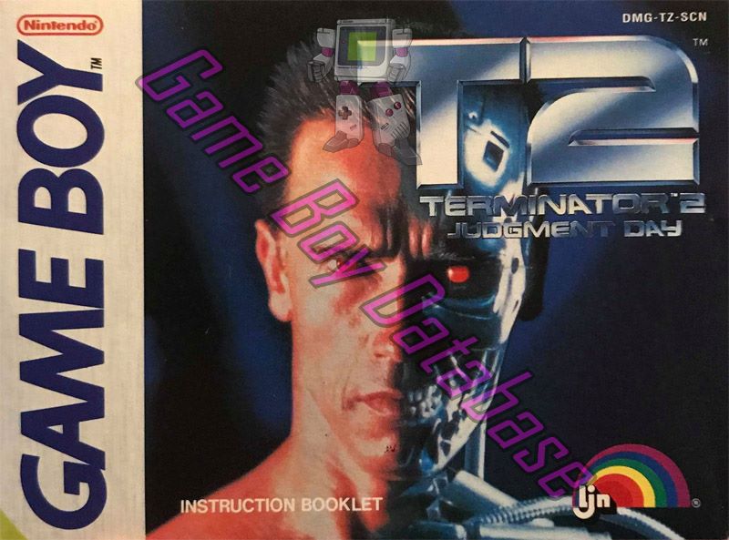 T2 Terminator 2 Judgment Day SCN Front of the booklet