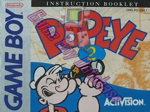 Popeye 2 USA-1 Front of the booklet