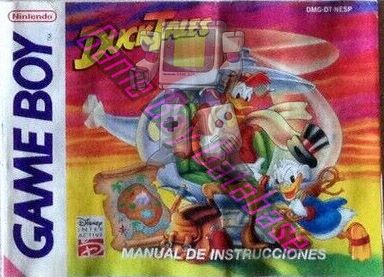 Duck Tales (Disney's) NESP Front of the booklet