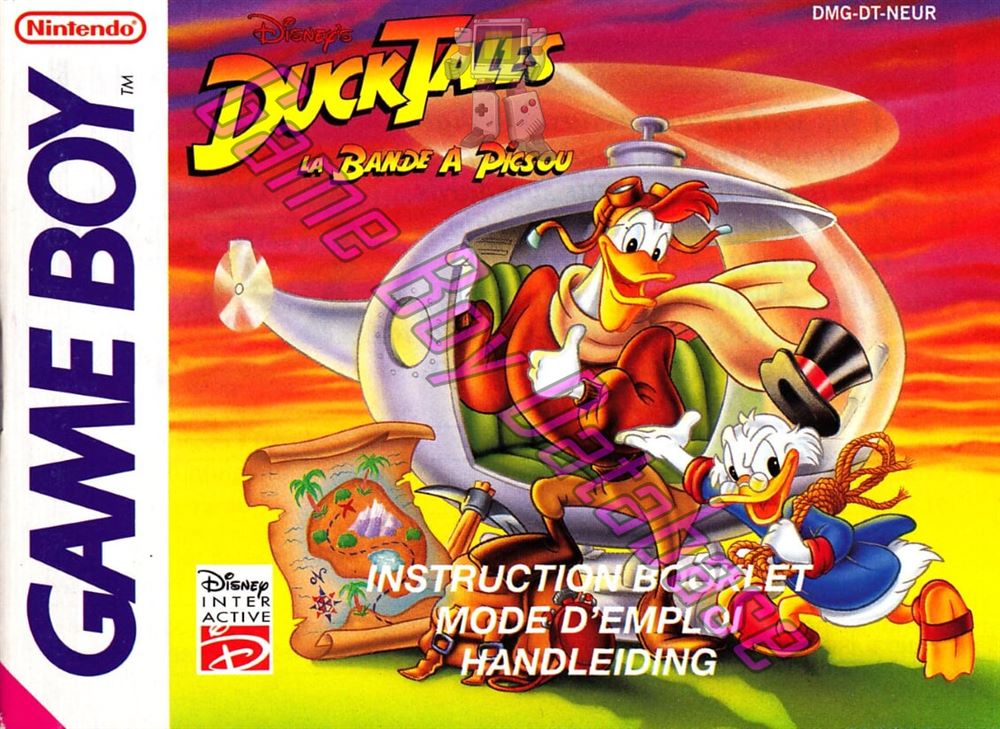 Duck Tales (Disney's) NFAH Front of the booklet