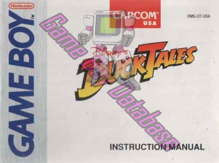 Duck Tales (Disney's) USA Front of the booklet