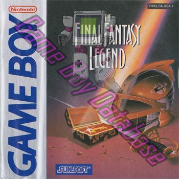 Final Fantasy Legend (the) USA-2 Front of the booklet