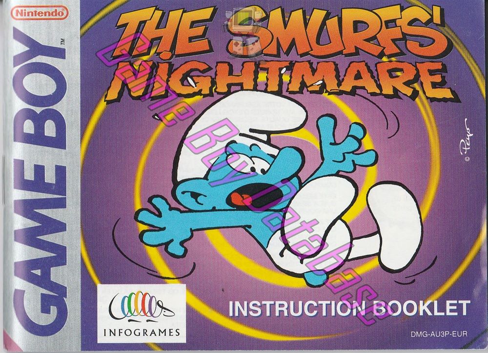 Smurfs' Nightmare (the) EUR Front of the booklet