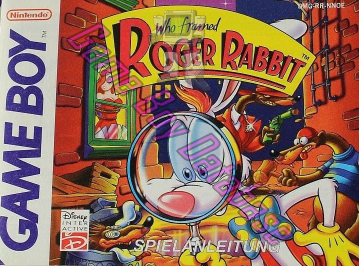 Who Framed Roger Rabbit NNOE Front of the booklet