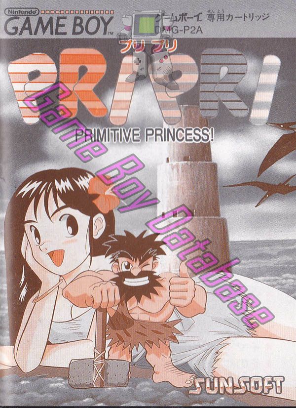 Pri Pri Primitive Princess JPN Front of the booklet