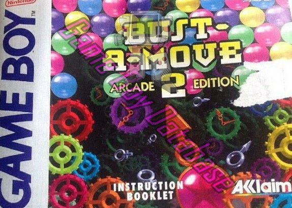 Bust-a-Move 2 Arcade Edition EUR Front of the booklet